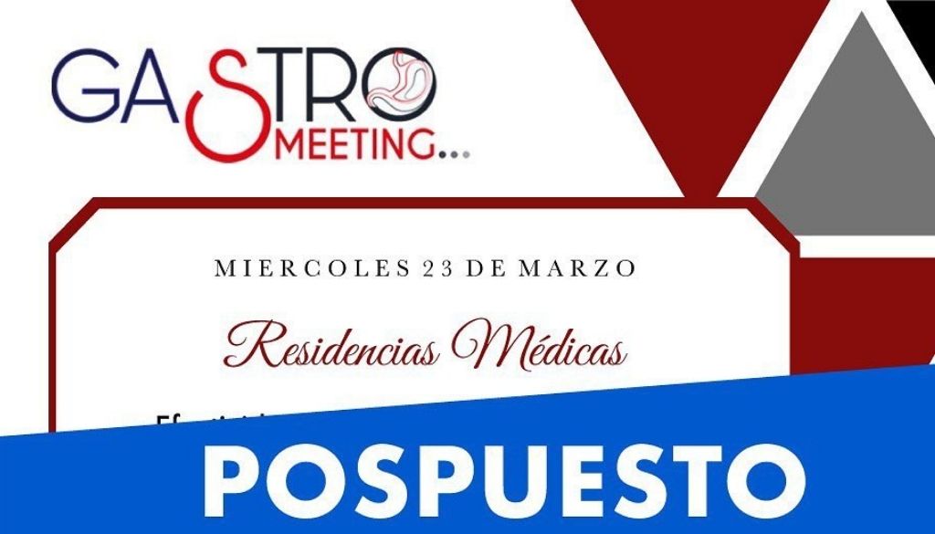 Posponen Gastro Meeting de residencias médicas 