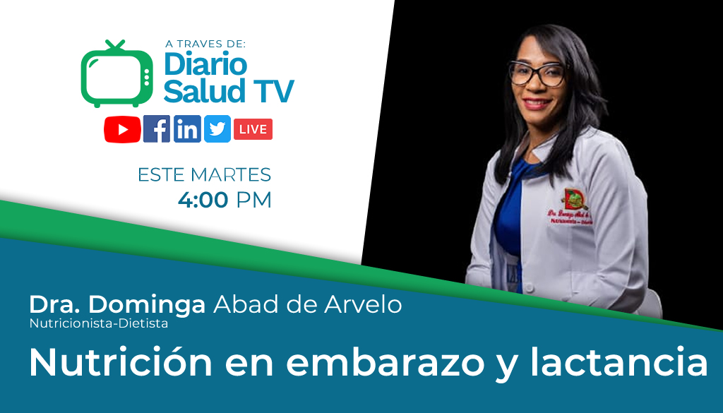 DiarioSalud TV invita a programa sobre nutrición en embarazo y lactancia 