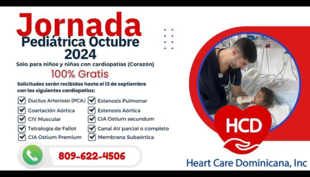 Realizarán jornada gratuita de cardiopatías congénitas pediátricas 