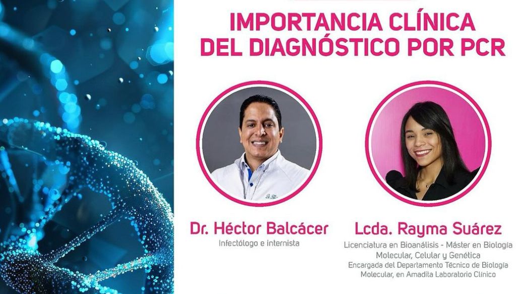 Amadita y SMIRD Hablarán de la importancia del diagnóstico PCR 