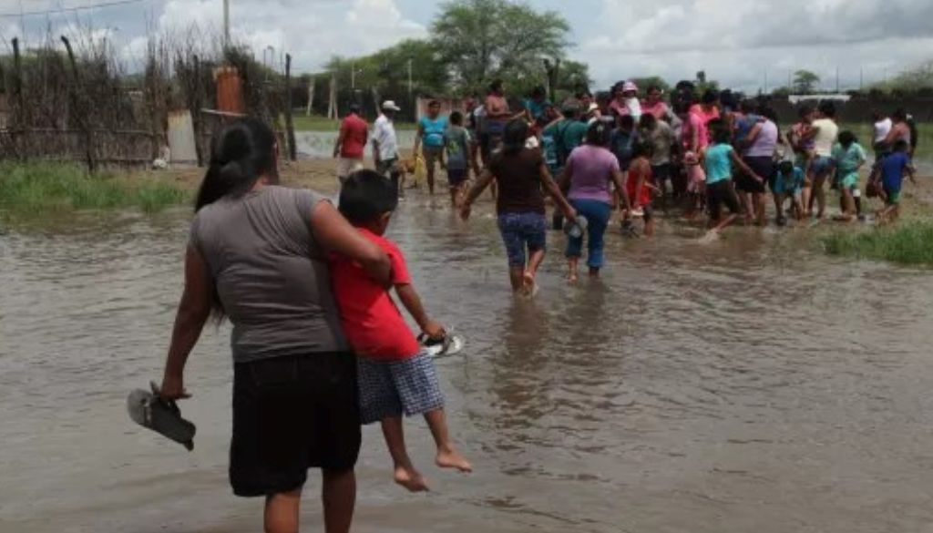 Informan ante un desastre natural 40% de desplazados en el país serían niños 