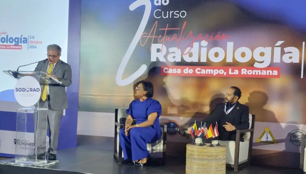 Sociedad de Radiología reconoce trayectoria del  Dr. Waldo Ariel Suero 