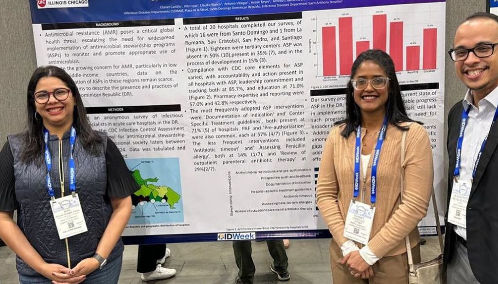 Infectólogos dominicanos presentan investigaciones en el ID Week 2024 