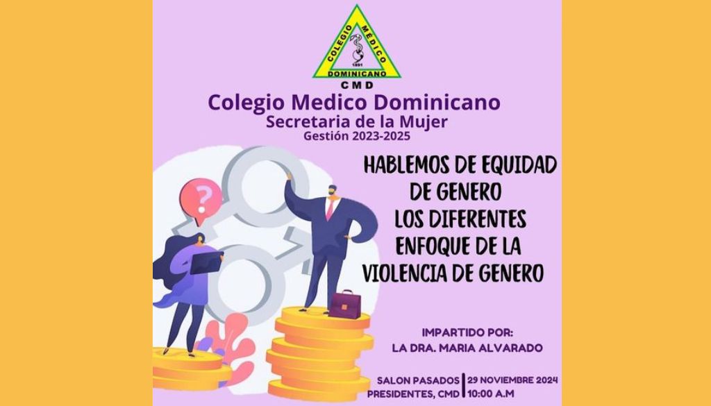 Colegio Médico invita a charla sobre equidad de género en la violencia 