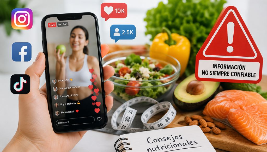 SODONEP advierte sobre los riesgos de los consejos nutricionales en redes sociales